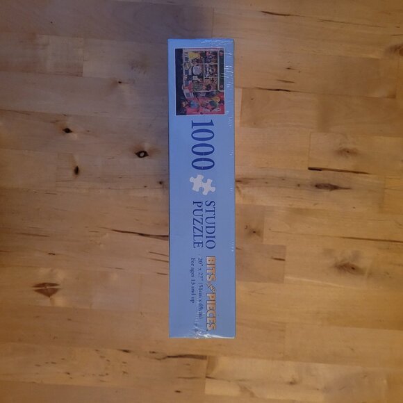 Puzzle HAPPY BIRTHDAY SHOP 1000 pcs 13+ NEW/SEALED Art by Tricia Reilly-Matthews - Picture 8 of 10